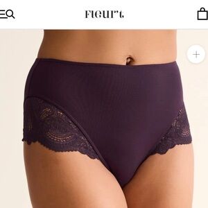 “Chic” Belle Epoque Black Panties with Lace Accent made by Fleurt